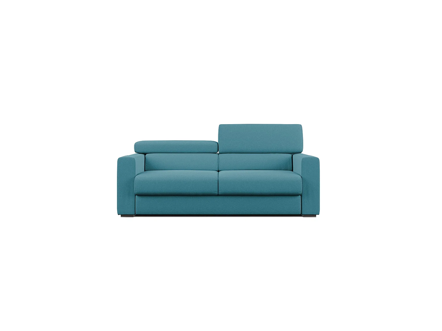 Dylan Sofa mit Bettkastenauszug aus wasserfestem, Baumwollartigem Stoff T13 188 cm blau