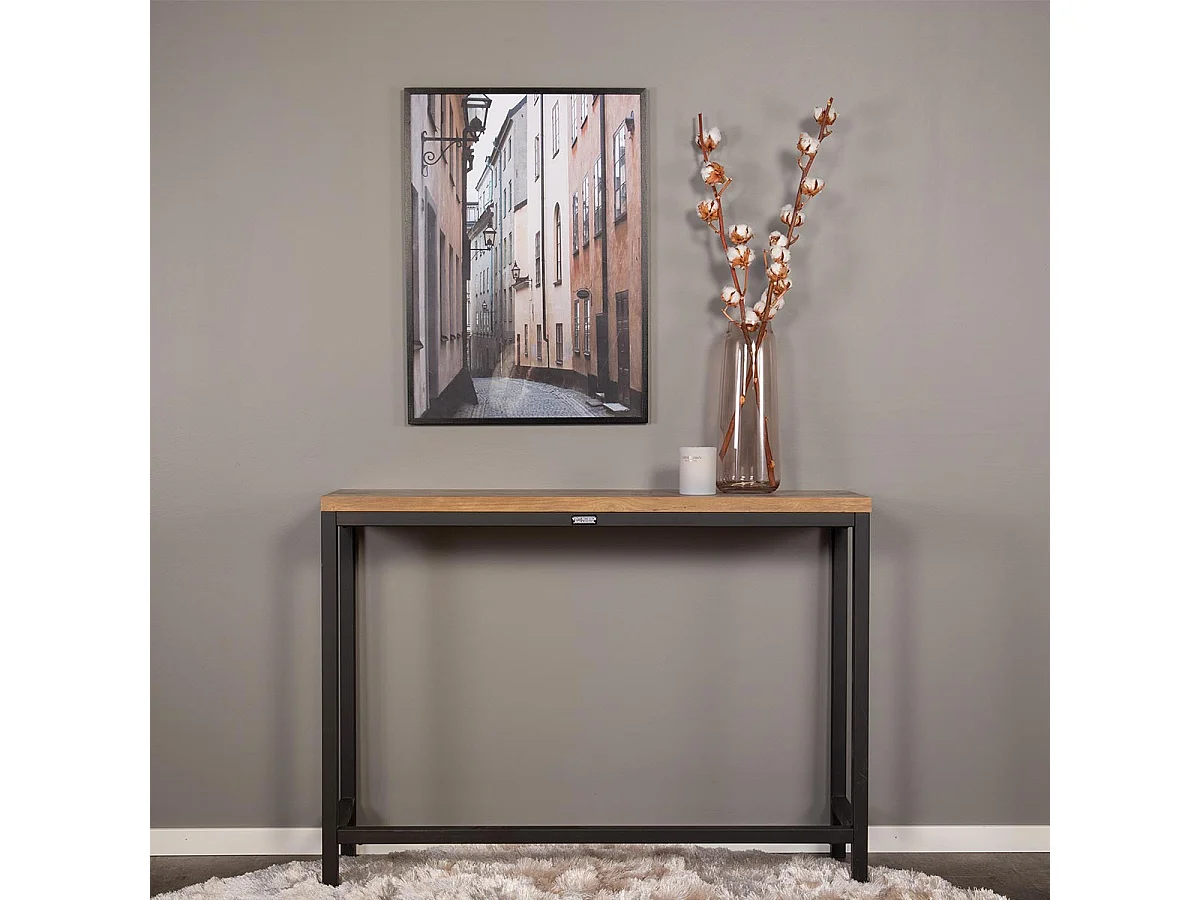 Rise Konsolentisch 30x110cm schwarz.