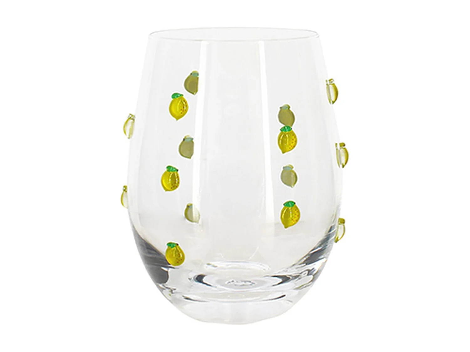 Novastyl - Lot De 4 Gobelets 40cl En Verre Citron