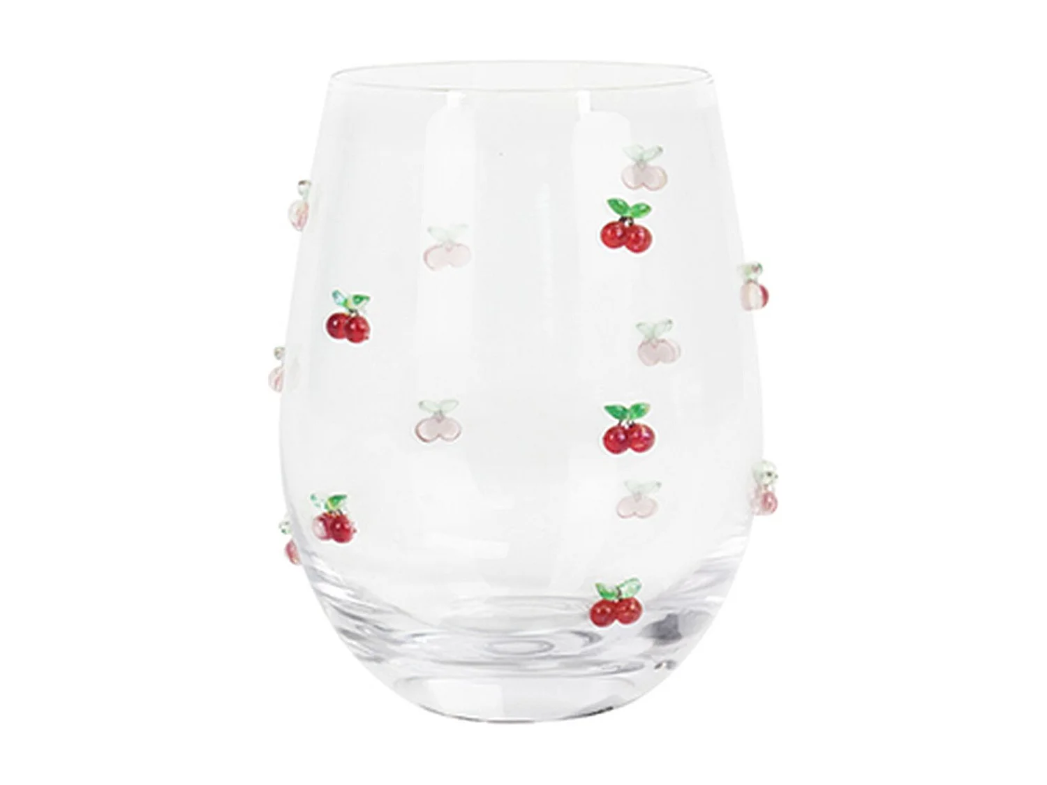 Novastyl - Lot De 4 Gobelets 40cl En Verre Cerise