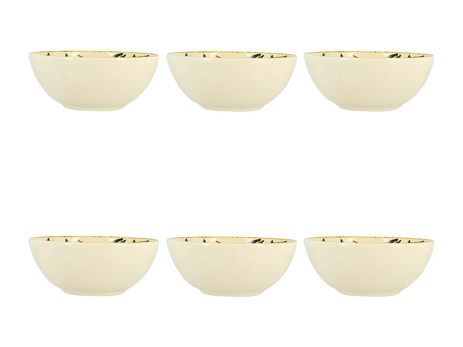 Novastyl - Lot 6 Coupelles Marius 500ml En Gres