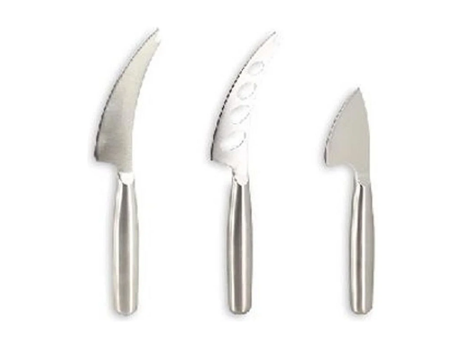 Tabla de cortar rectangular de madera de acacia con 3 cuchillos para queso de acero inoxidable.