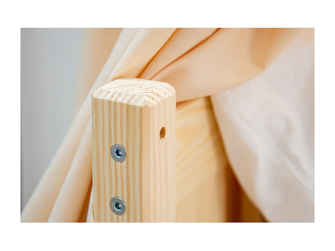 Lit enfant STELA 80x160 Pin Livré avec sommiers