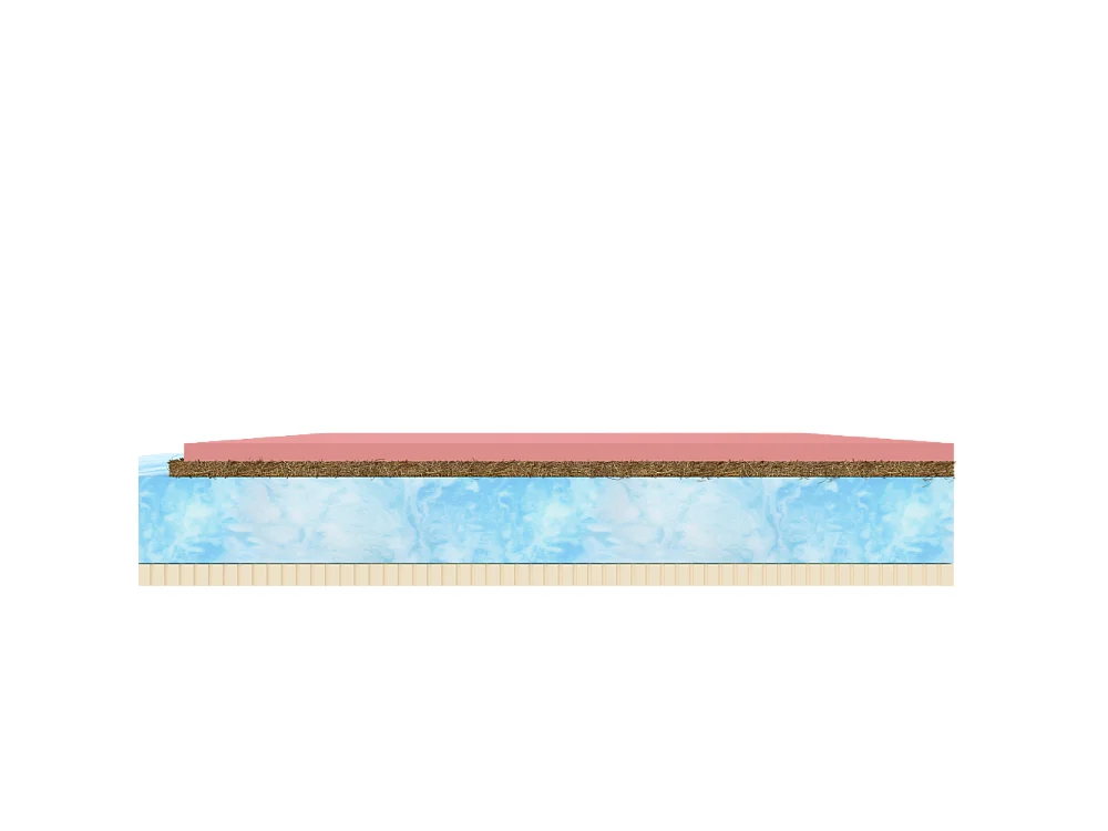 Matelas Ergo 180x200 - Mémoire de forme - Latex - 22cm