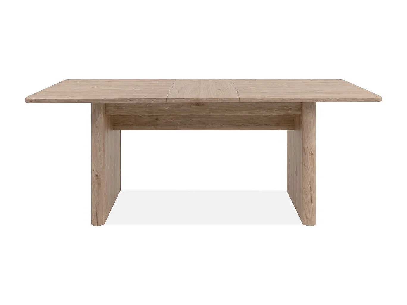 Table à manger extensible rectangulaire effet Chêne 6 à 8 pers. 160/200 cm - Luis