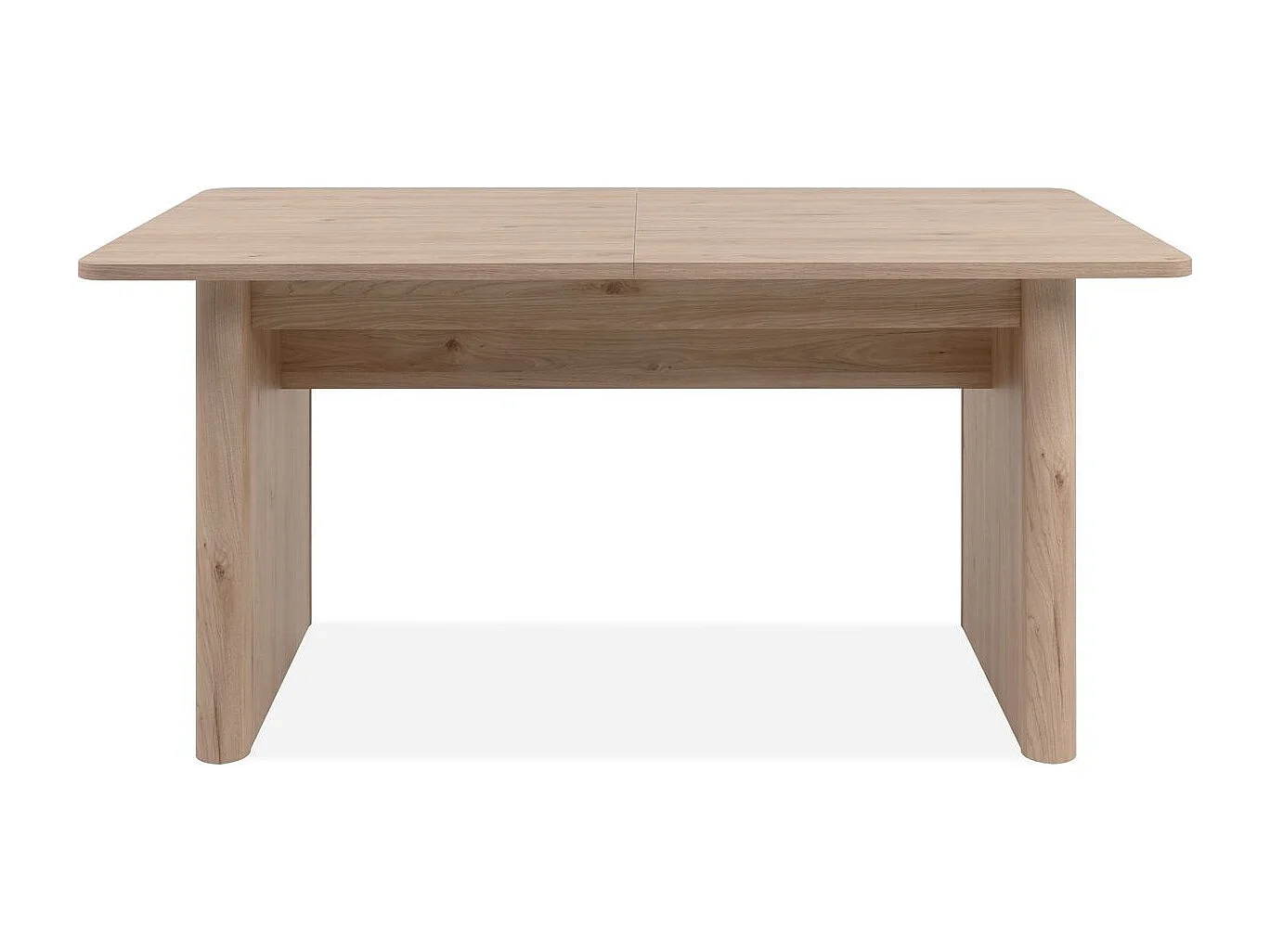 Table à manger extensible rectangulaire effet Chêne 6 à 8 pers. 160/200 cm - Luis