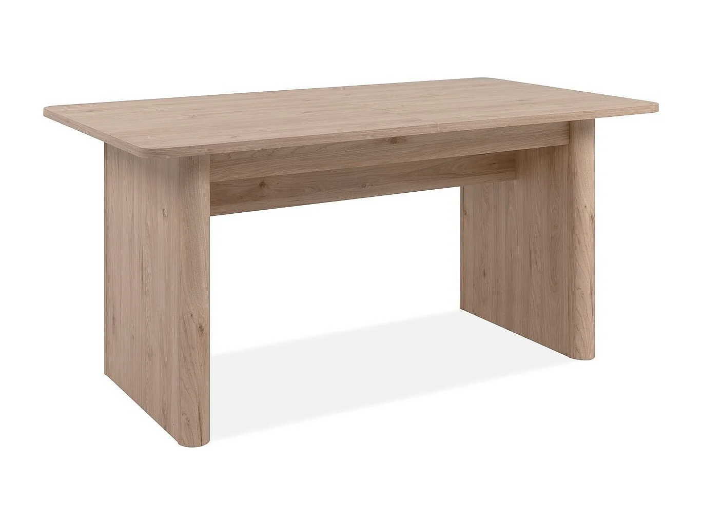 Table à manger extensible rectangulaire effet Chêne 6 à 8 pers. 160/200 cm - Luis