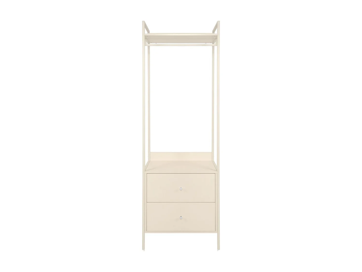 Vestiaire 2 tiroirs beige 64 cm - Veska