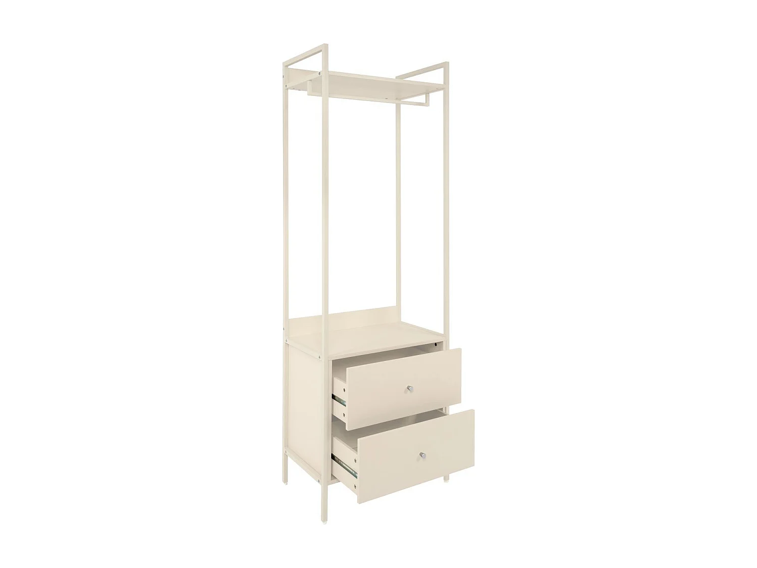 Vestiaire 2 tiroirs beige 64 cm - Veska