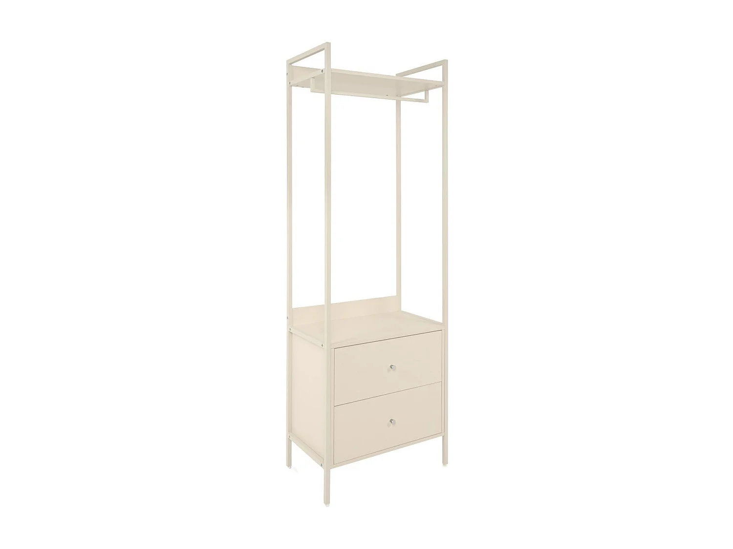 Vestiaire 2 tiroirs beige 64 cm - Veska