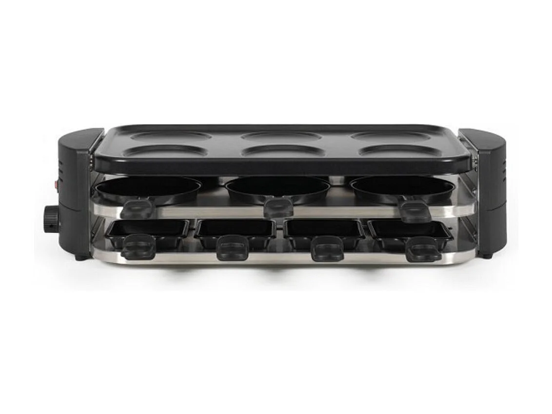 Livoo Appareil à raclette 8 personnes 1600w noir - DOC337