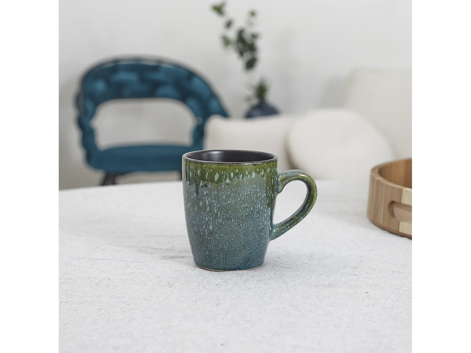 Lot de 6 Mugs "Elia" 30cl Vert