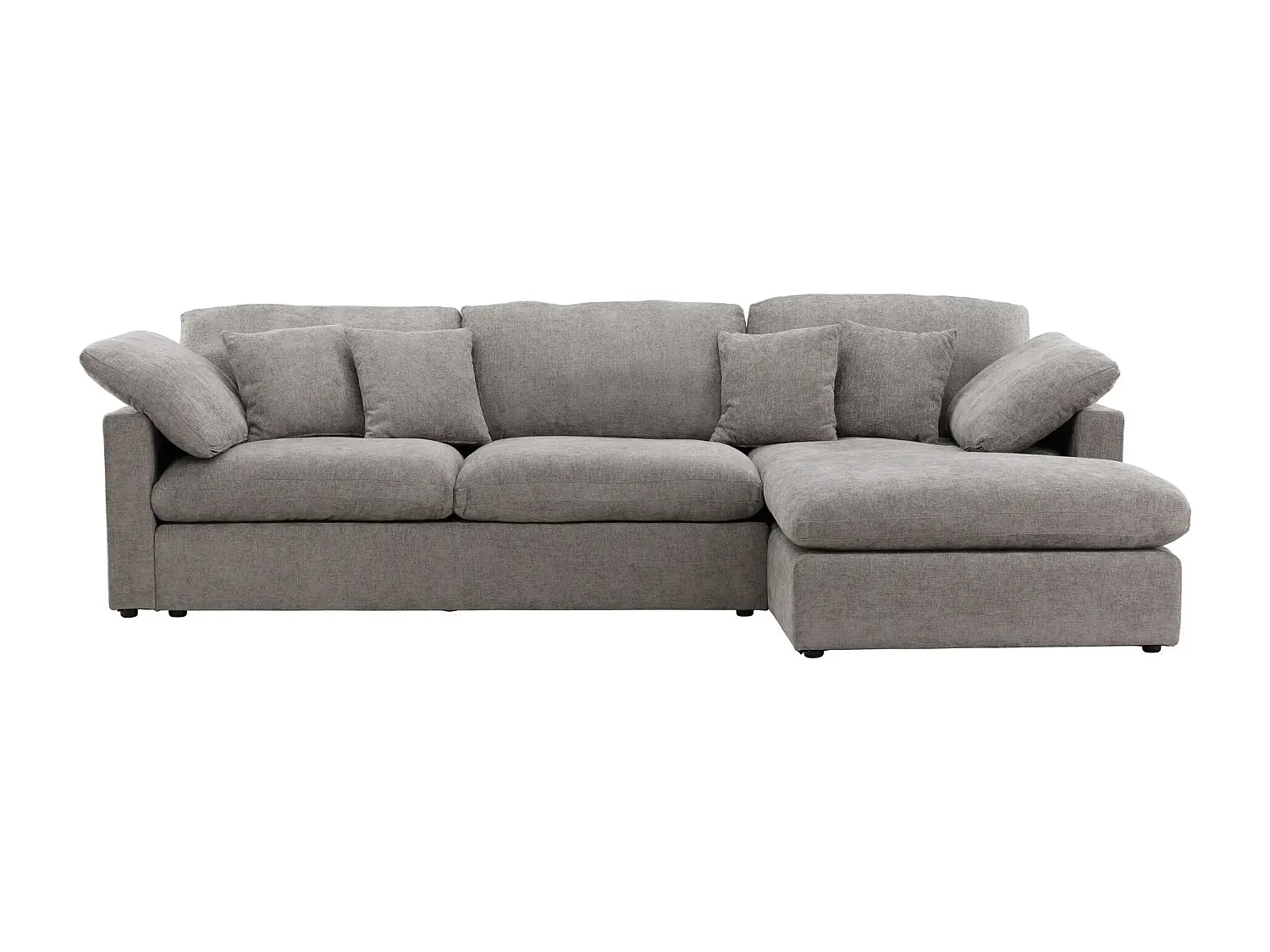 Canapé d'Angle Réversible "Amalfi" 297cm Gris