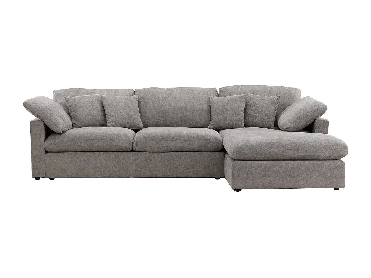 Canapé d'Angle Réversible "Amalfi" 297cm Gris