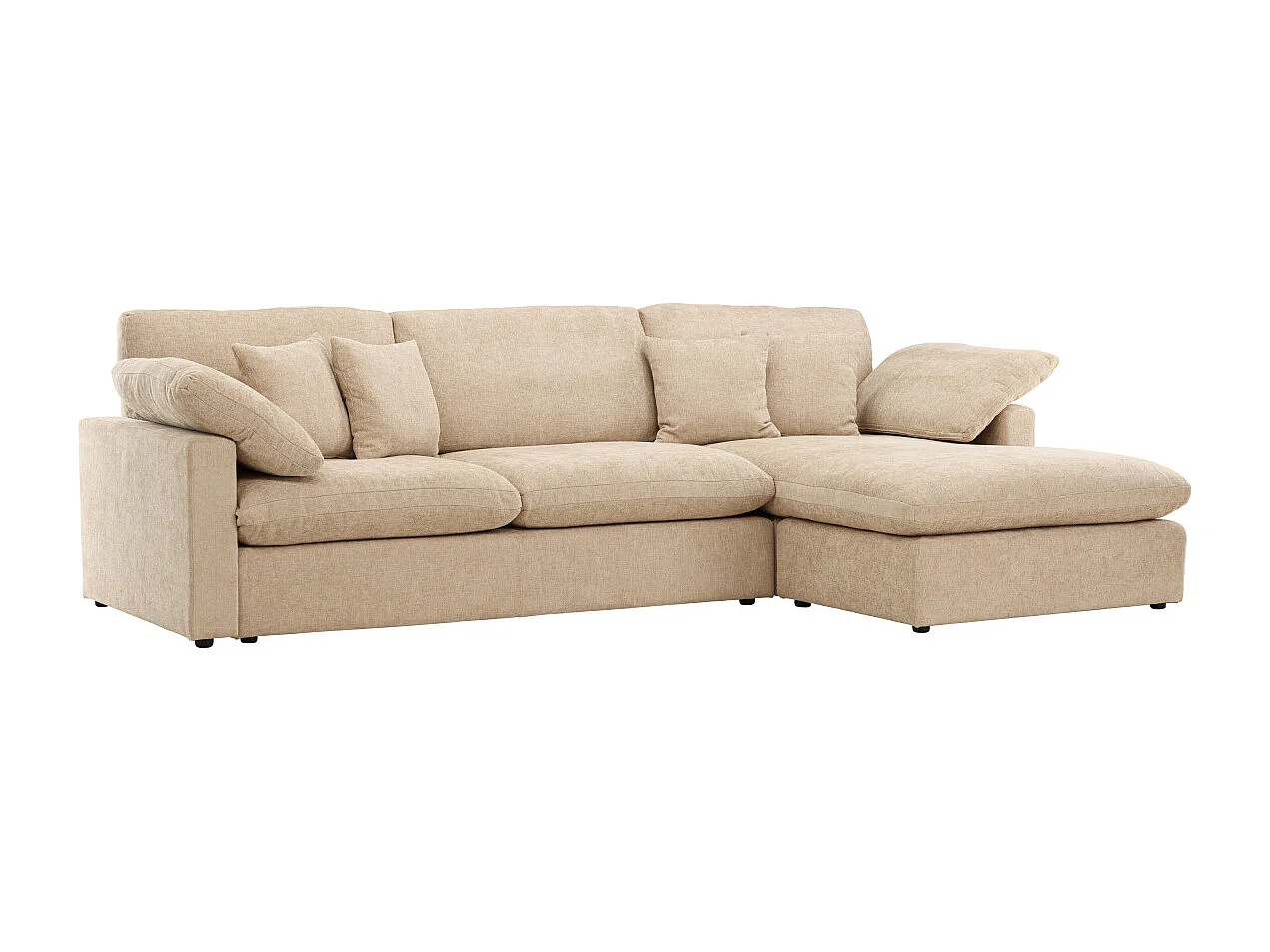 Canapé d'Angle Réversible "Amalfi" 297cm Sable