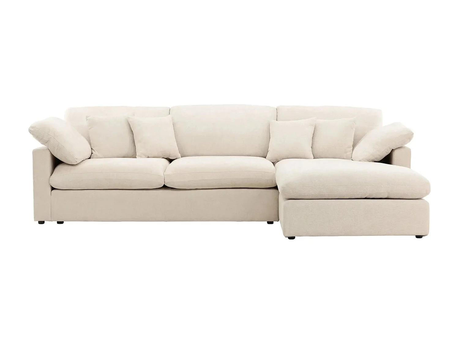 Canapé d'Angle Réversible "Amalfi" 297cm Beige