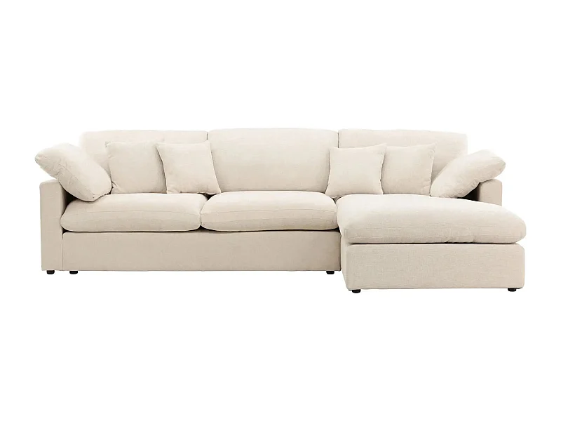 Canapé d'Angle Réversible "Amalfi" 297cm Beige