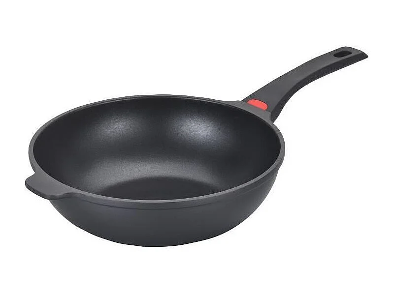 Batterie de cuisine - Tous feux dont induction - Baumalu - Fonte d'aluminium - Anti-adhésif - 3 pieces - Noir