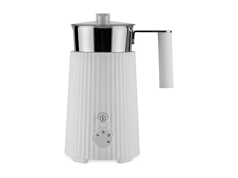PLISSÉ, Mousseur à Lait Électrique Blanc, Alessi