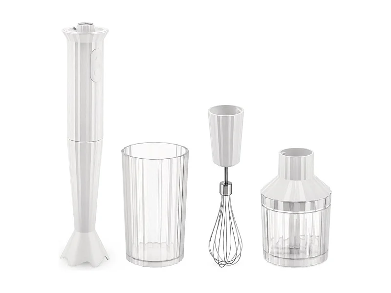 PLISSÉ, Mixeur Plongeant Blanc, Alessi