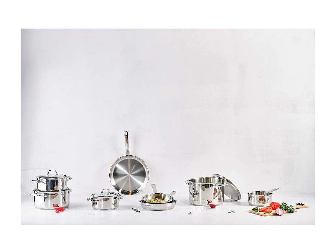 Spargeltopf Daily COSY & TRENDY Ø16 cm Edelstahl Für alle Herdarten Induktion Backofen 200°C