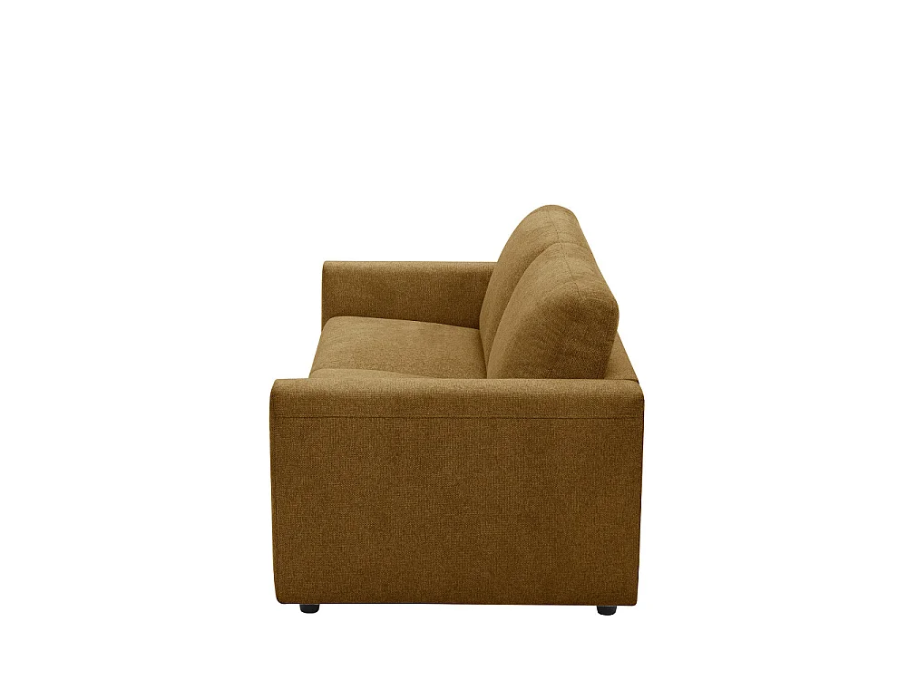 Morena - Canapé convertible express 3 places en tissu - Bronze
