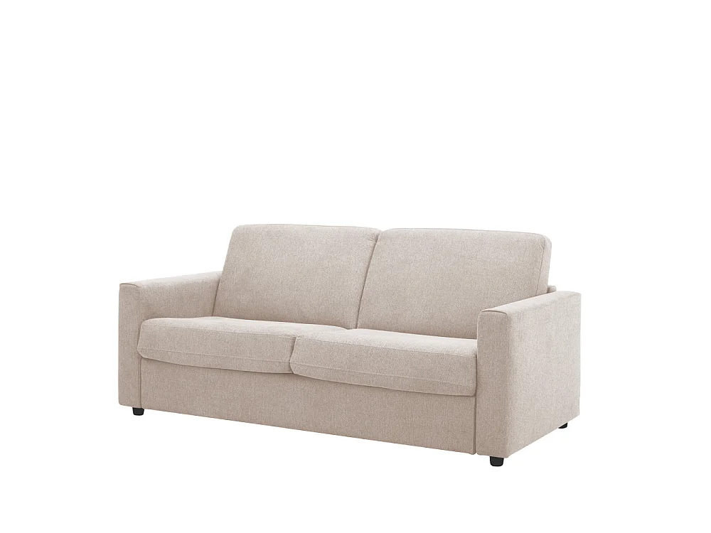 Morena - Canapé convertible express 3 places en tissu - Bronze
