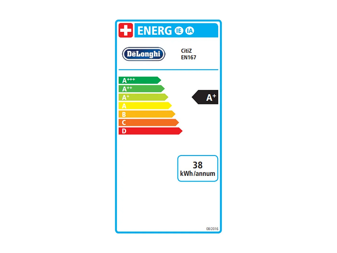 Nespresso Kaffeemaschine DeLonghi EN167.B CitiZ Schwarz, 19 Bar, Thermoblock 25s, Wassertank 1L, Personalisierbar