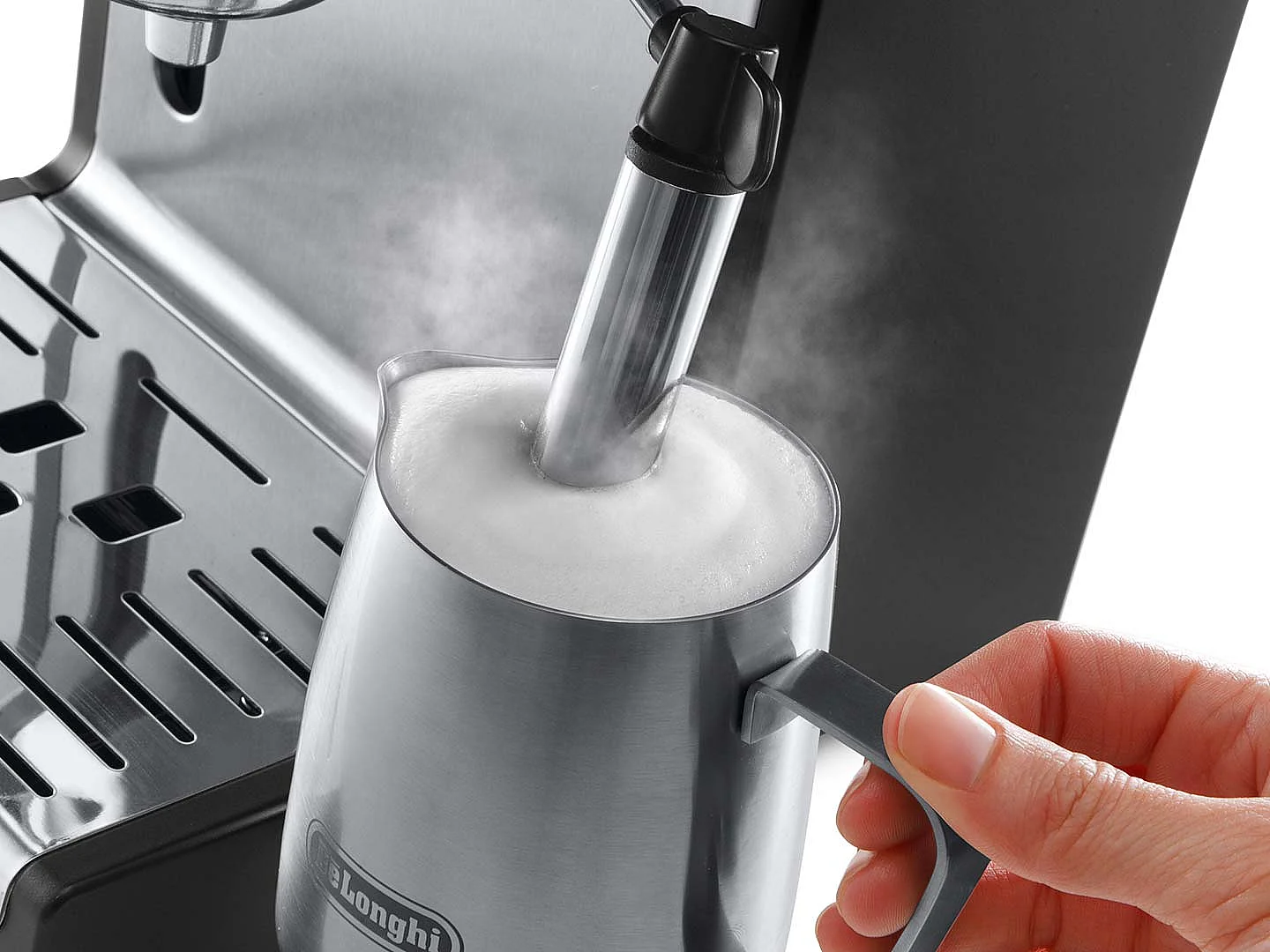 DeLonghi ECP33.21.BK Espressoapparaat 15 Bar Zwart/Zilver - Gemalen Koffie & ESE Pads, 360° Melkopschuimer