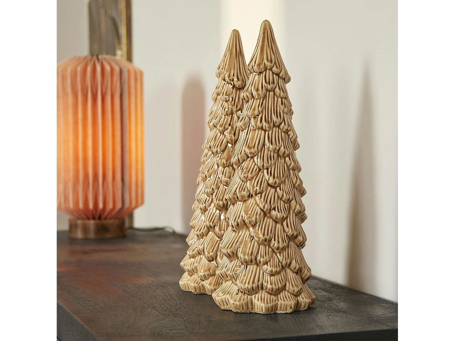 Buffet bois noir 3 portes style minimaliste MONTARO