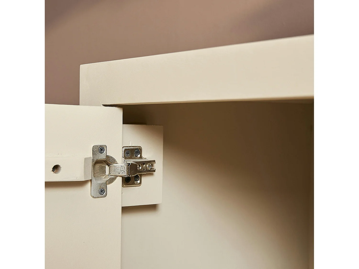 Buffet bois sable 3 portes style minimaliste MONTARO