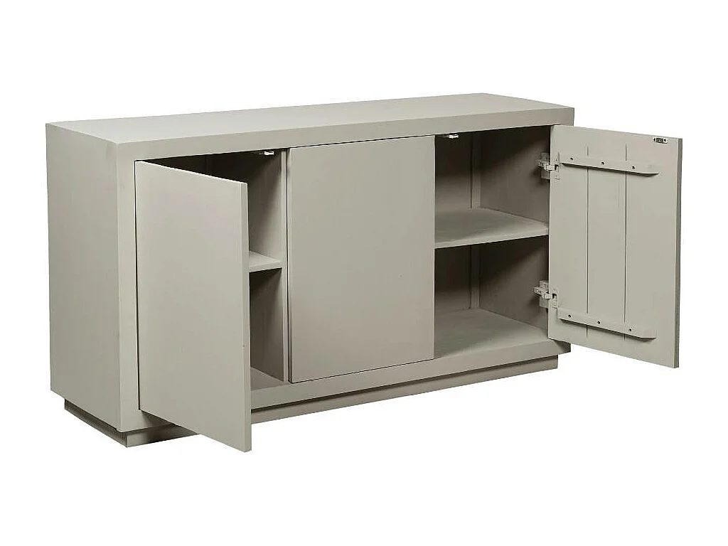 Buffet bois sable 3 portes style minimaliste MONTARO