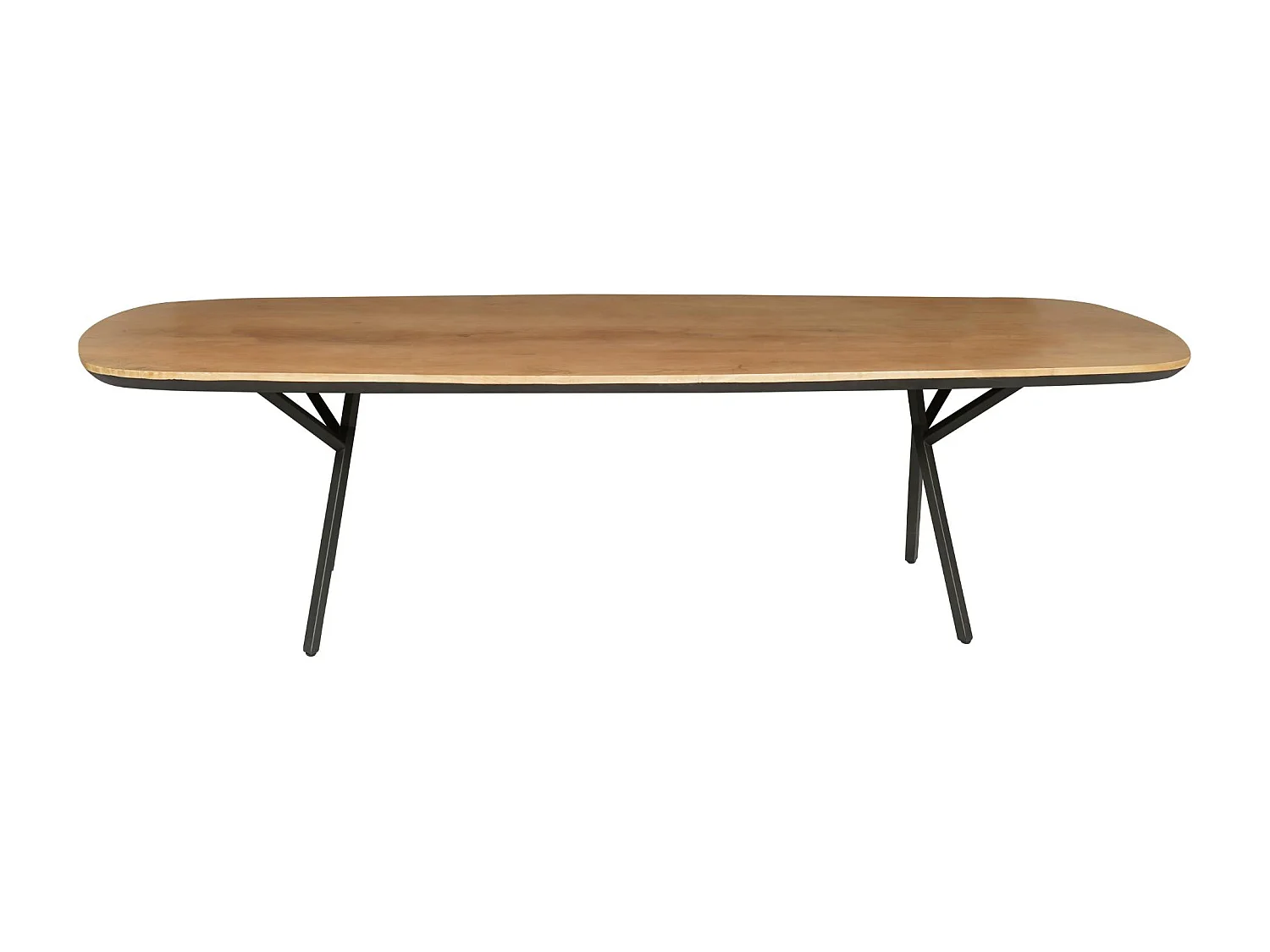 Table rectangulaire bois bords arrondis 240 cm UVEA