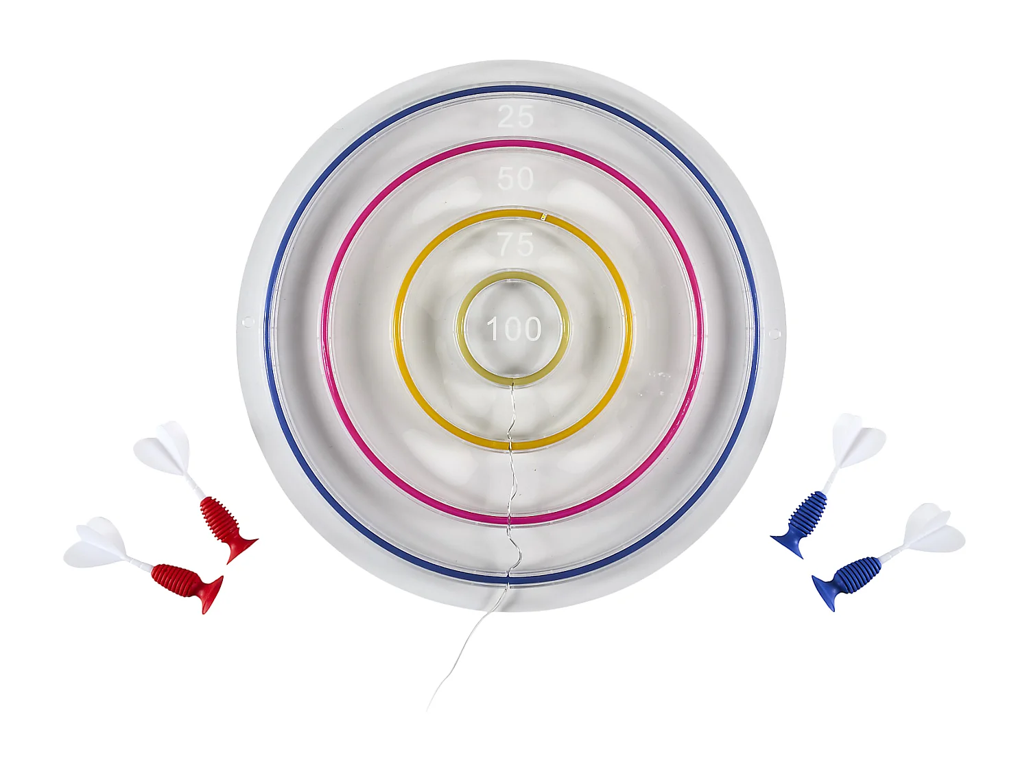 Lampe  Led Effet Neon Cible Usb M6 Bleu, Rouge, Jaune