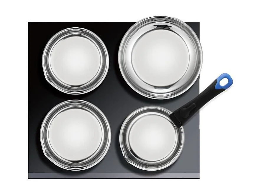 Arthur Martin Kochgeschirr-Set 18-teilig Edelstahl 18/10 für alle Herdarten mit abnehmbarem Griff