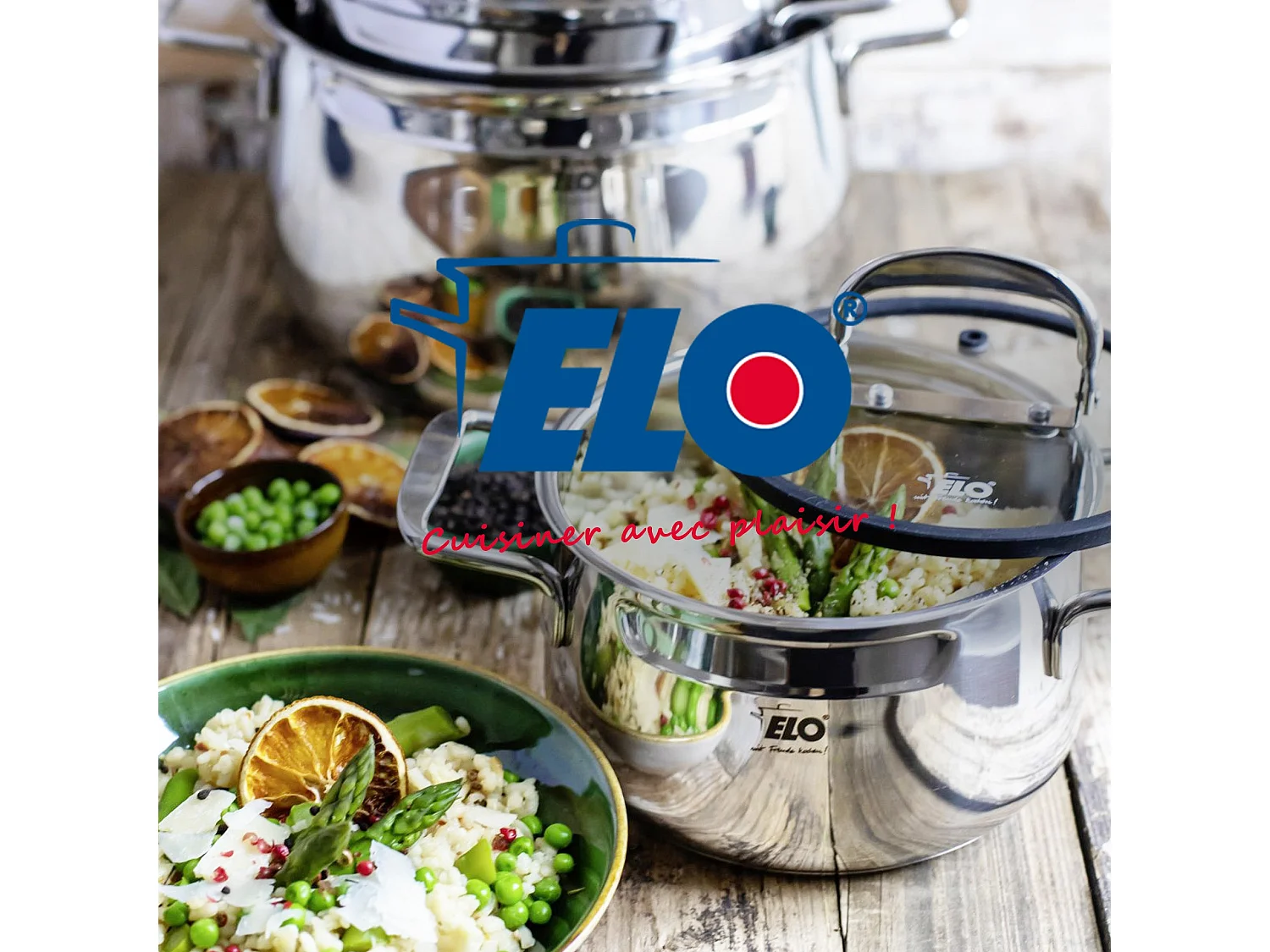 Set aus 2 Edelstahltöpfen Ohne PFAS 12 und 14 cm Elo Glänzend - Für Alle Herdarten Geeignet, Antihaftbeschichtet, Langlebig