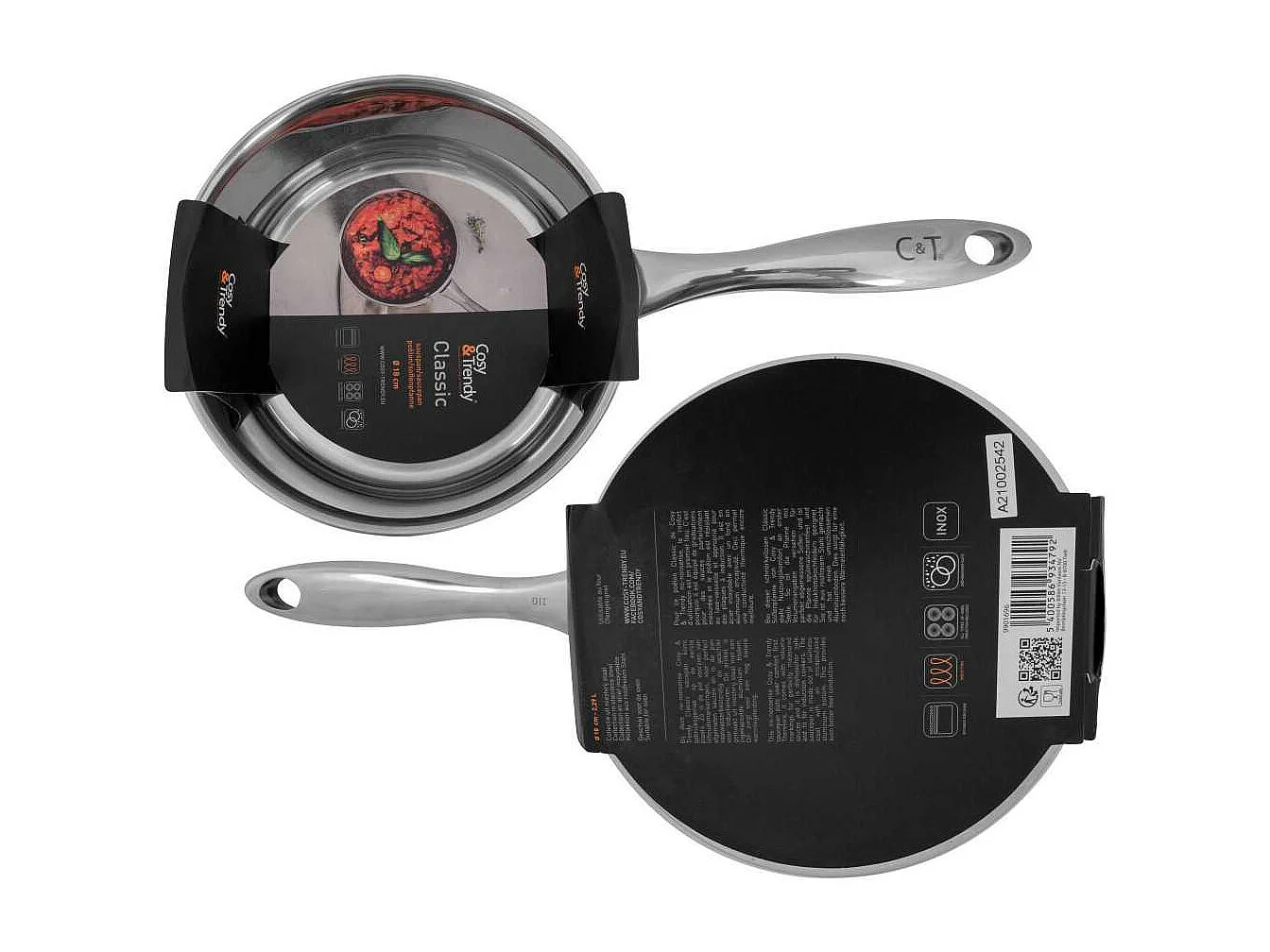 Casserole - COSY & TRENDY - CLASSIC - Acier inoxydable - Ø18 cm - 2,29 L - Tous feux dont induction