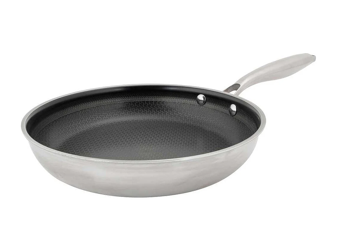 Poele - COSY & TRENDY - HEXAPRO - Acier inoxydable - Ø24 cm - Anti-adhésive - Tous feux dont induction