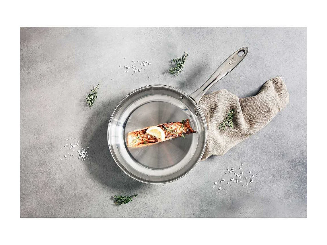 Poele - COSY & TRENDY - CLASSIC - Acier inoxydable - Ø24 cm - Tous feux dont induction