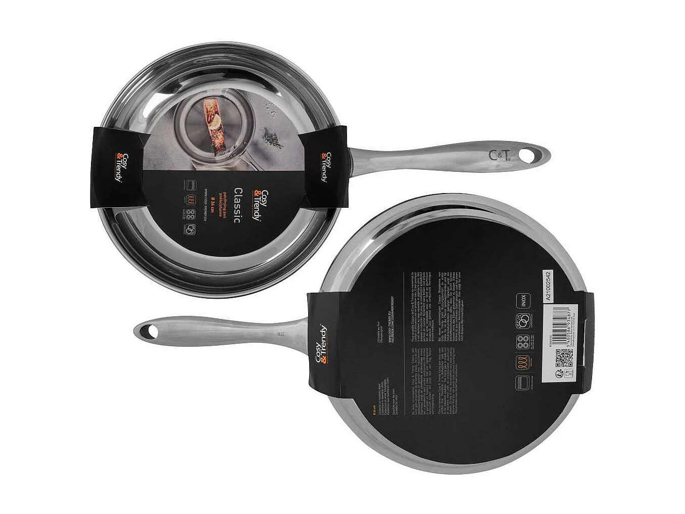 Poele - COSY & TRENDY - CLASSIC - Acier inoxydable - Ø24 cm - Tous feux dont induction