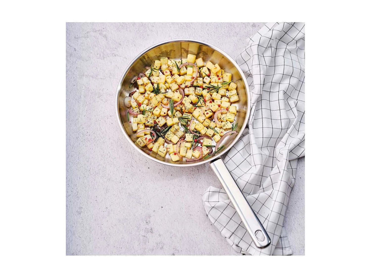 Poele - COSY & TRENDY - DAILY - Acier inoxydable - Ø24 cm - Tous feux dont induction