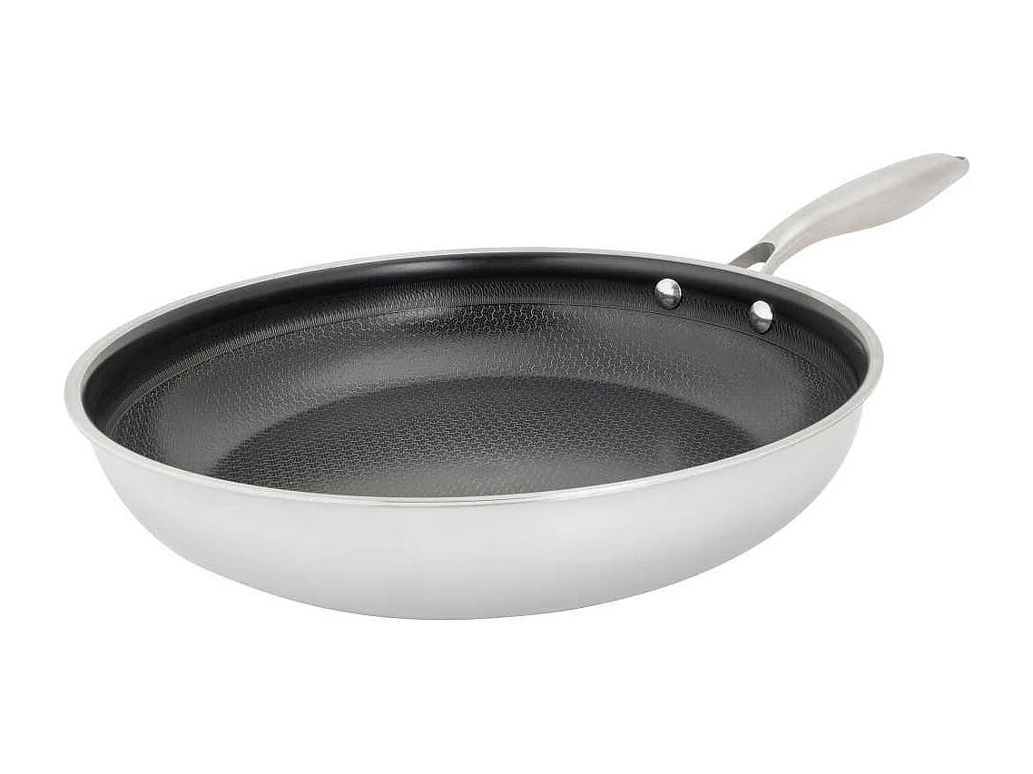 Poele - COSY & TRENDY - HEXAPRO - Acier inoxydable - Ø28 cm - Anti-adhésive - Tous feux dont induction