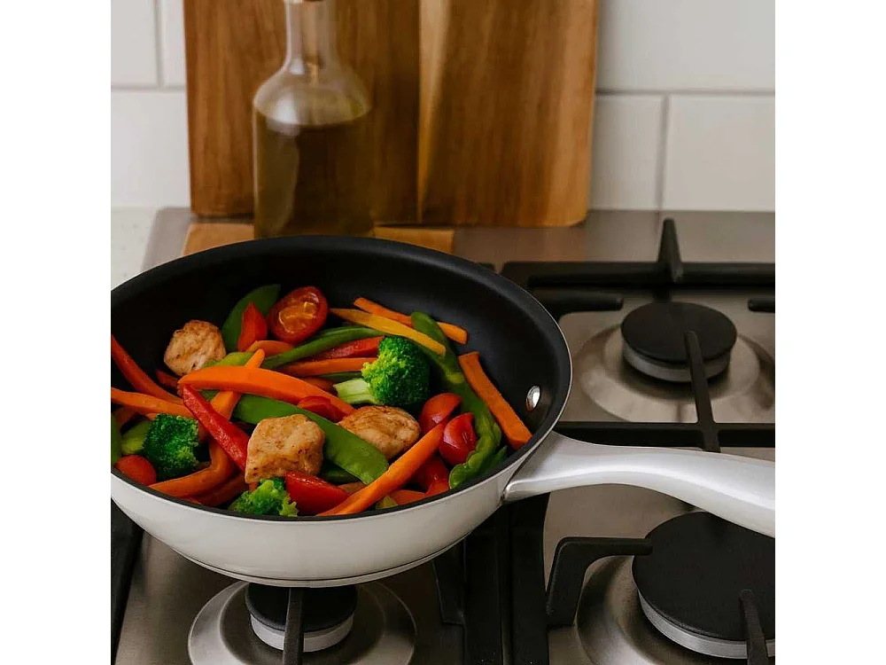 Poele - COSY & TRENDY - CLASSIC - Acier inoxydable - Ø28 cm - Anti-adhésive - Tous feux dont induction