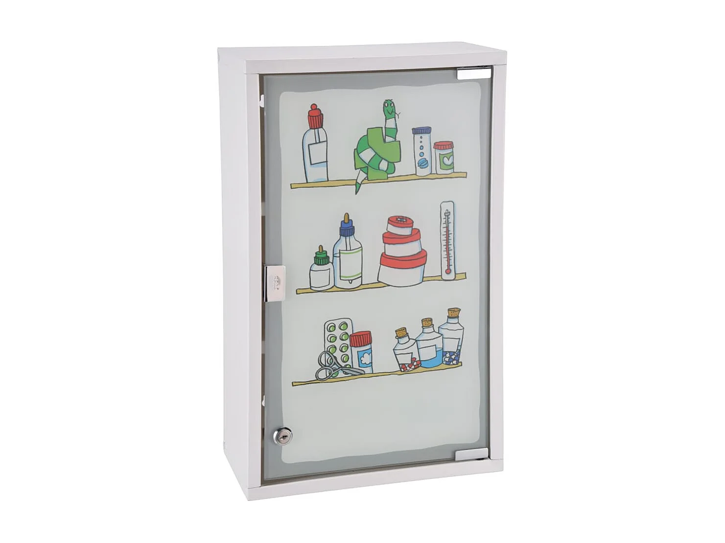 HI Armoire à pharmacie 30 x 15 x 50 cm Acier inoxydable