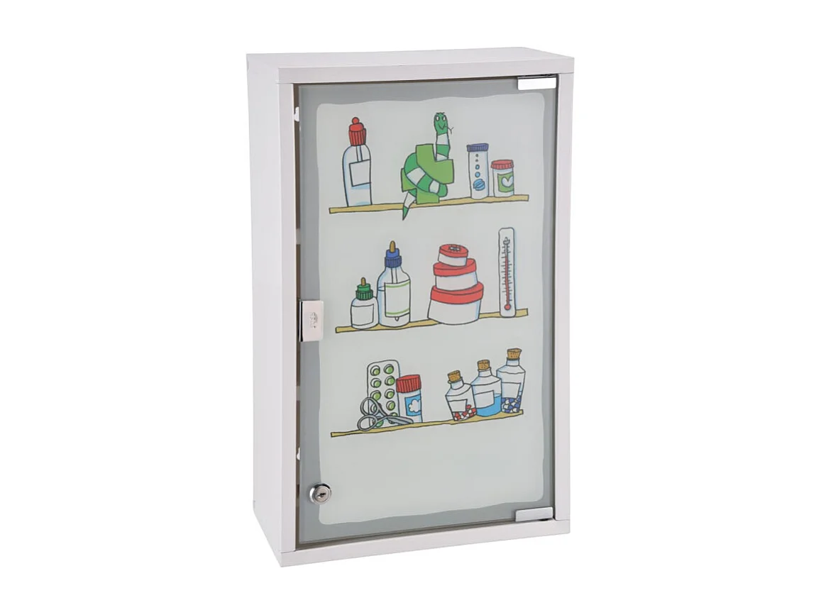 HI Armoire à pharmacie 30 x 15 x 50 cm Acier inoxydable