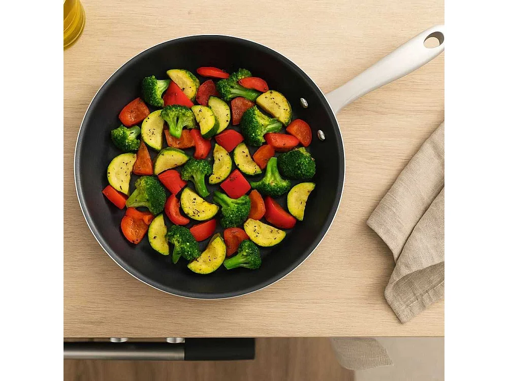 Poele - COSY & TRENDY - CLASSIC - Acier inoxydable - Ø24 cm - Anti-adhésive - Tous feux dont induction