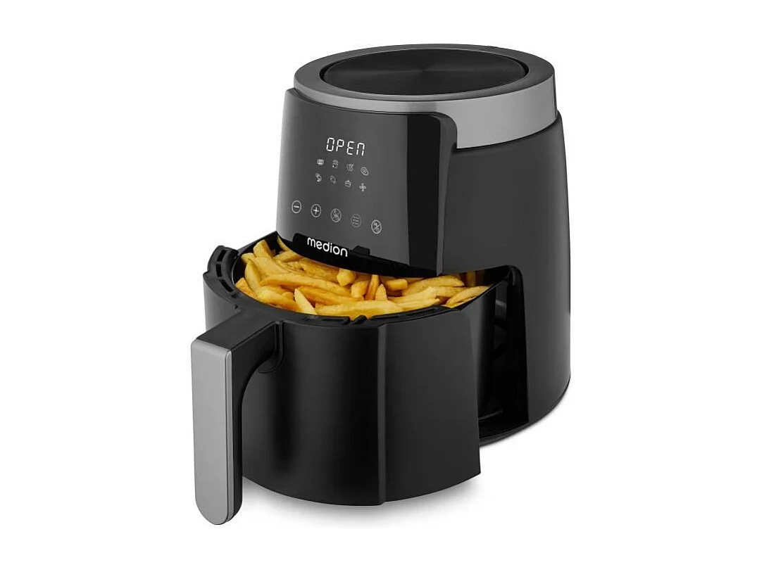 Friteuse à air chaud 4,7 L - digitale - 1500 W - Noir