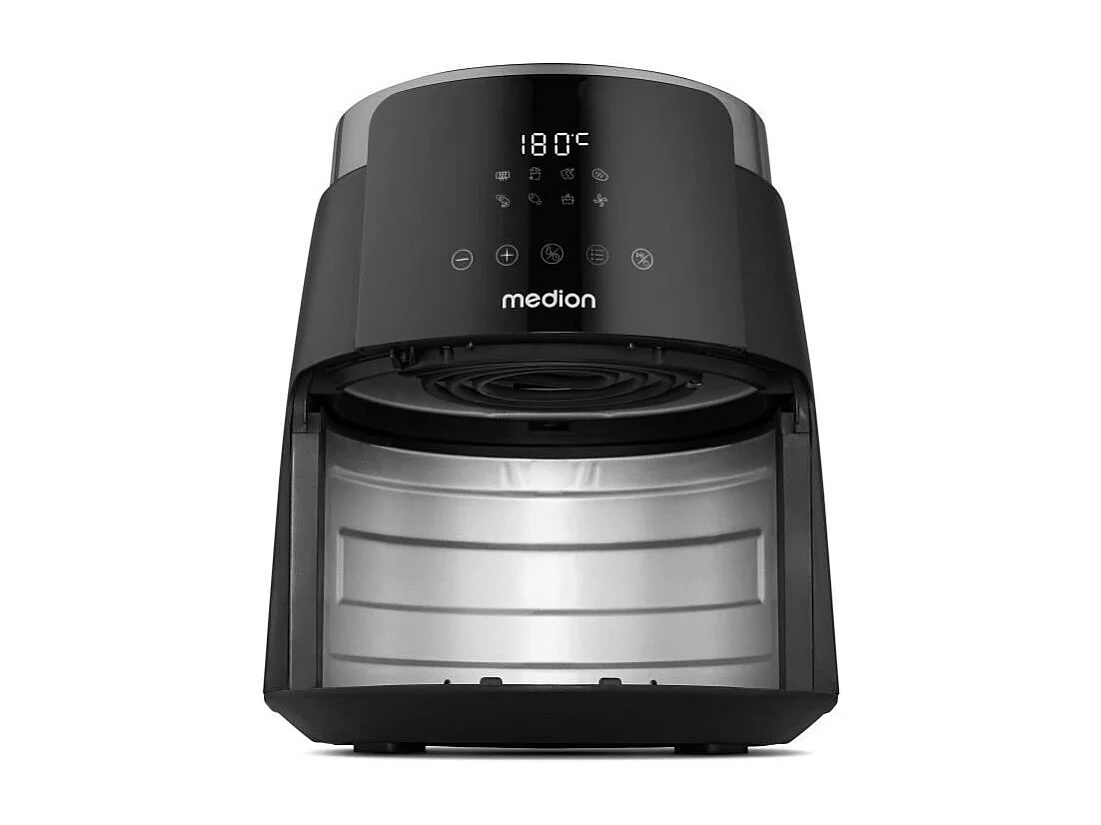 Friteuse à air chaud 4,7 L - digitale - 1500 W - Noir