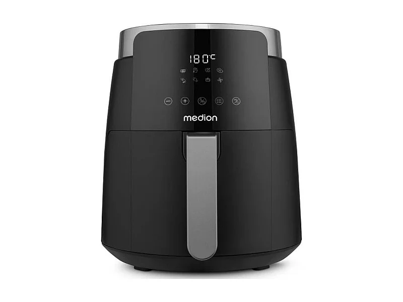 Friteuse à air chaud 4,7 L - digitale - 1500 W - Noir