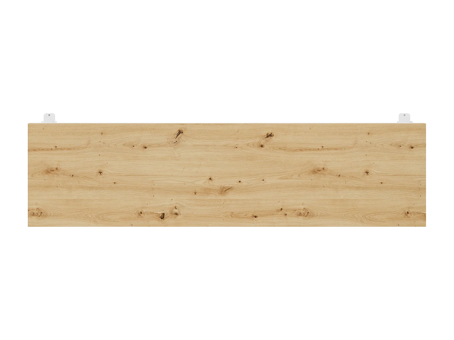 Bureau pliable pour lit escamotable 140 x 200 cm – Coloris : Naturel et blanc – RAPILI